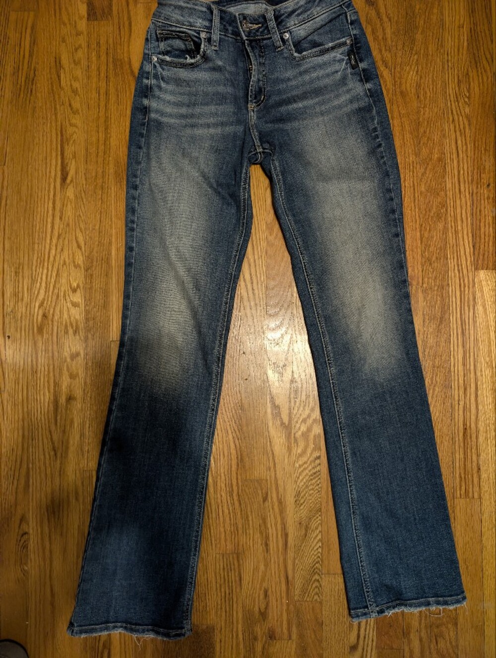 Women Silver Jeans Bootcut Jeans - Medium Blue Wash Us27 Inseam 33